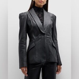Paige Ciarra Leather Blazer